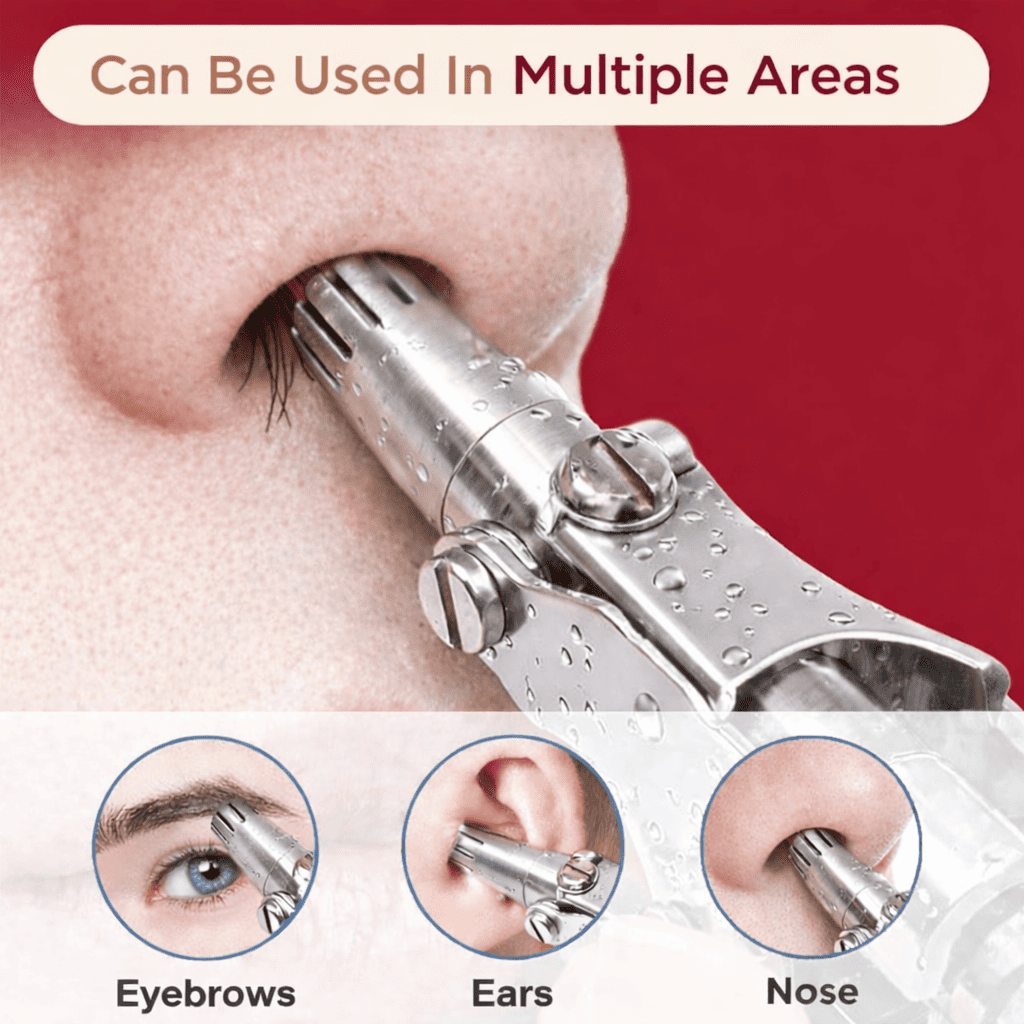 Stainless Steel Manual Nose Trimmer