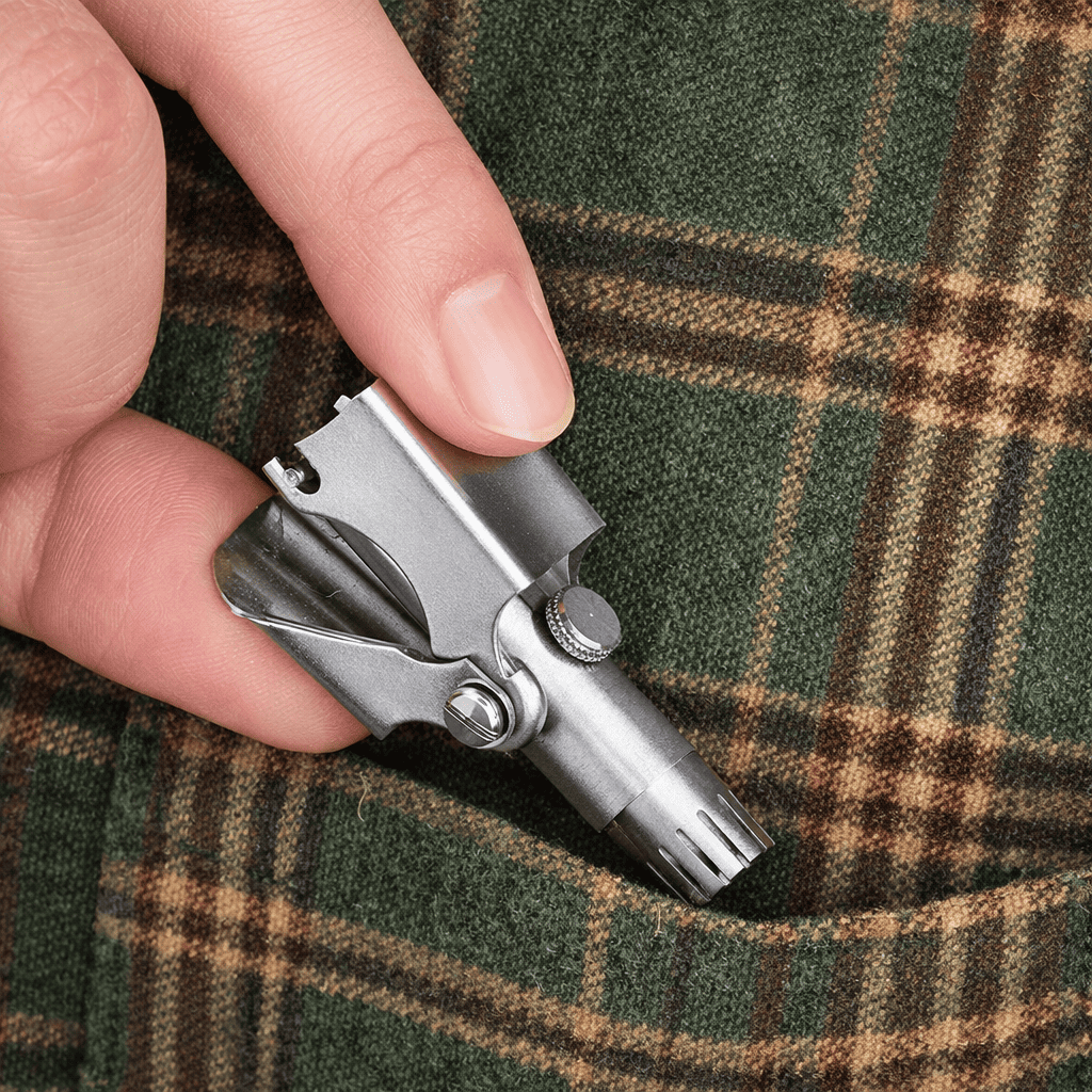 Stainless Steel Manual Nose Trimmer