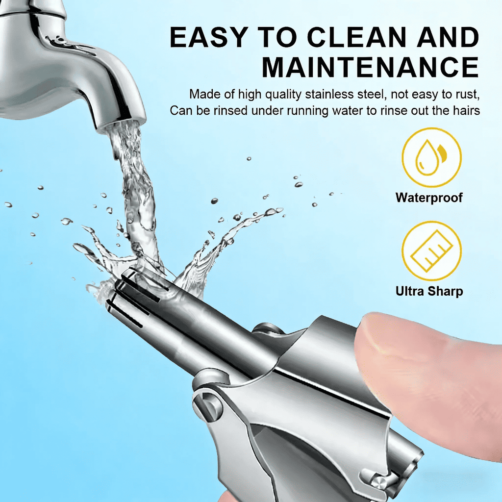 Stainless Steel Manual Nose Trimmer