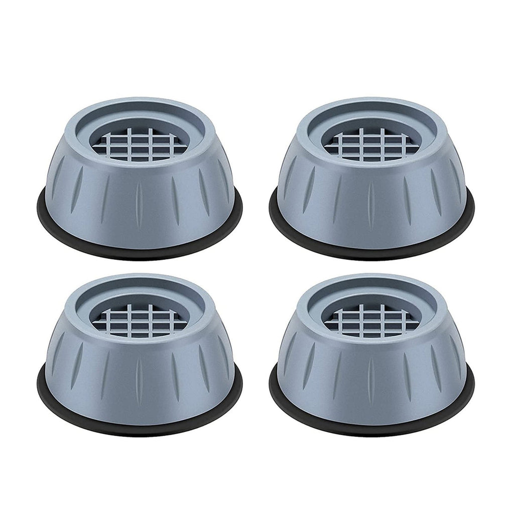 Anti Vibration Pads With Suction Cup Feet - Shock Absorbing Feet For Washing Machine & Appliances