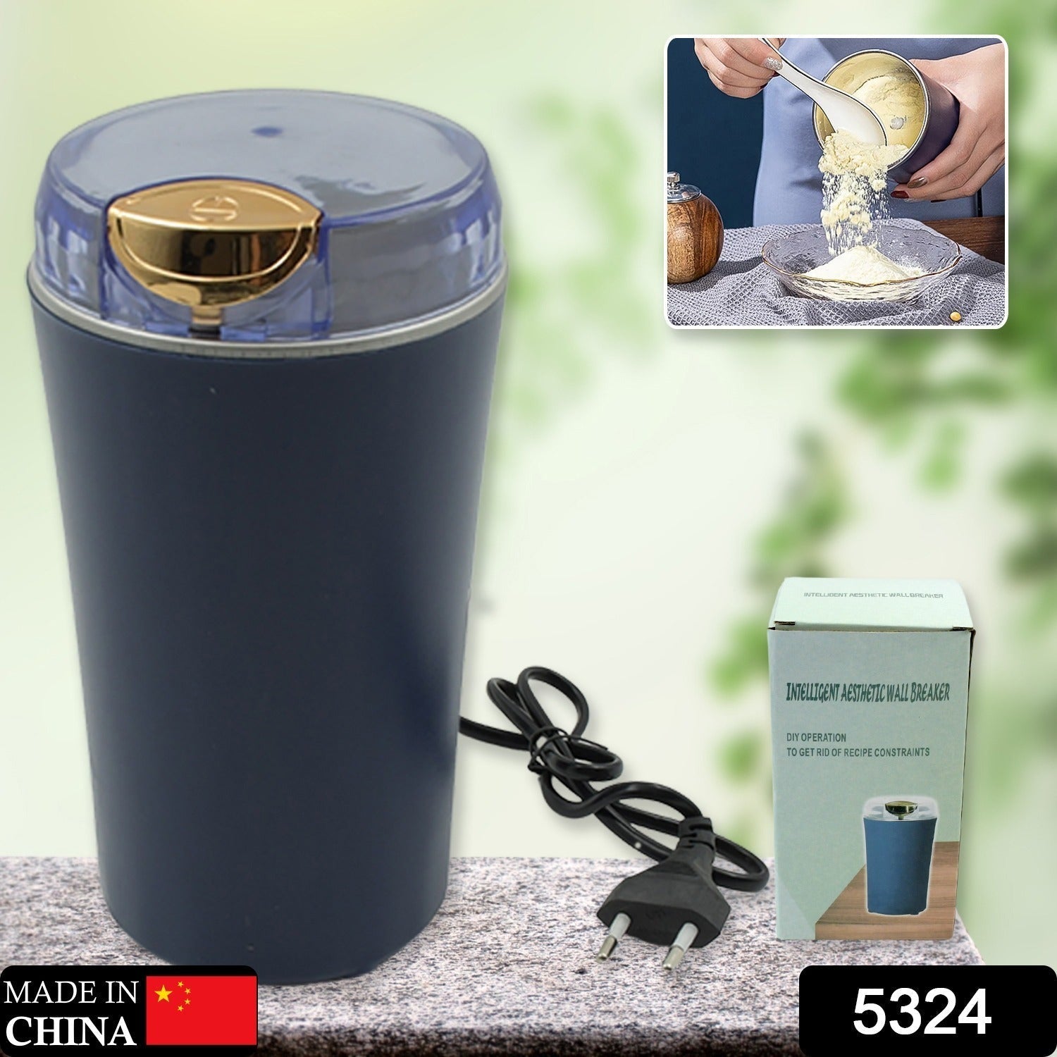 Mini Portable Mixer Grinder – Coffee & Spice Grinding Machine for Home & Travel